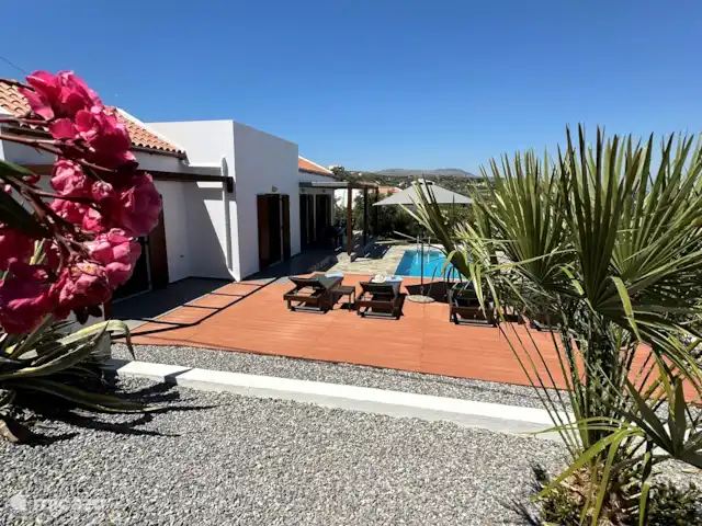 Villa Tichi | Grèce, Crète, Kyrianna - villa Vue de la villa.