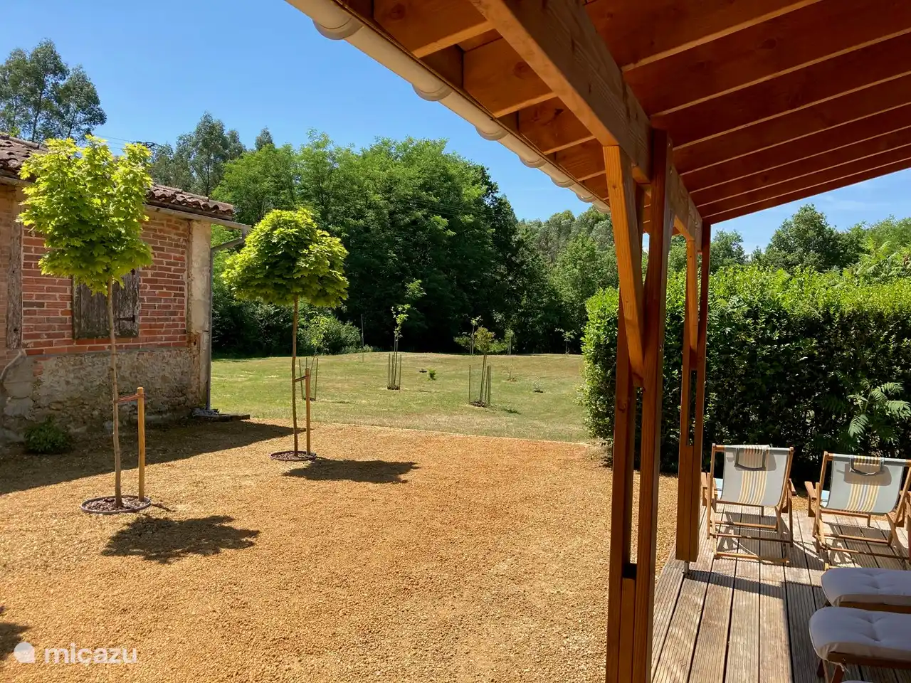 Vue de la terrasse vers le sud-ouest