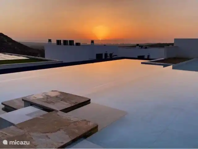 La Casa de Lili | Espagne, Costa Blanca, Rojales - penthouse Lever du soleil à la piscine commune
