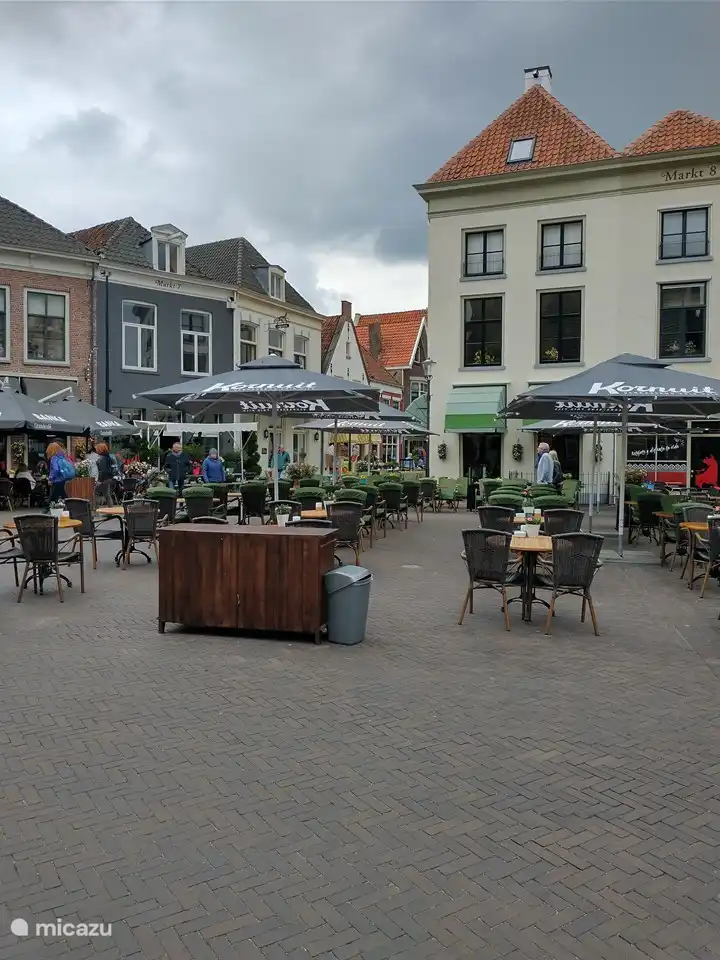 Terrasse auf dem Markt in Hattem