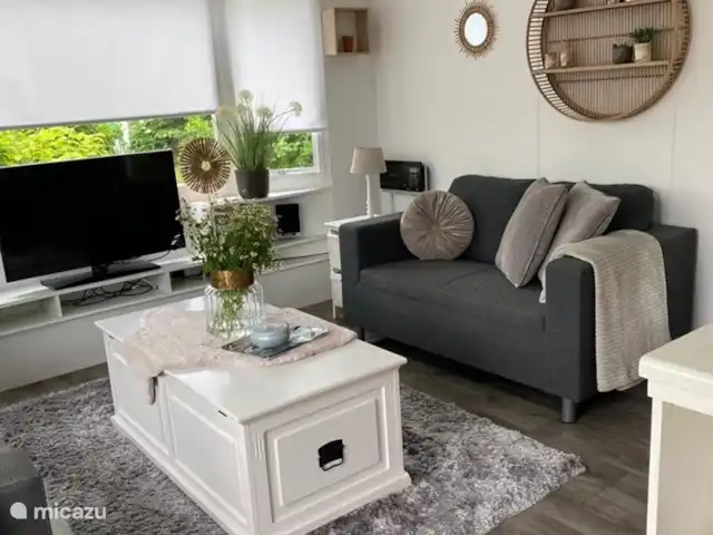 Rondeweibos en Países Bajos, Holanda Meridional, Rockanje - mobil home / caravana