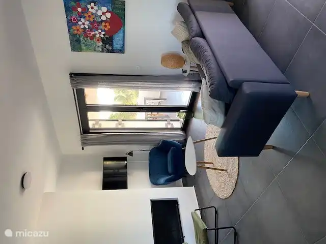 Living room with fireplace