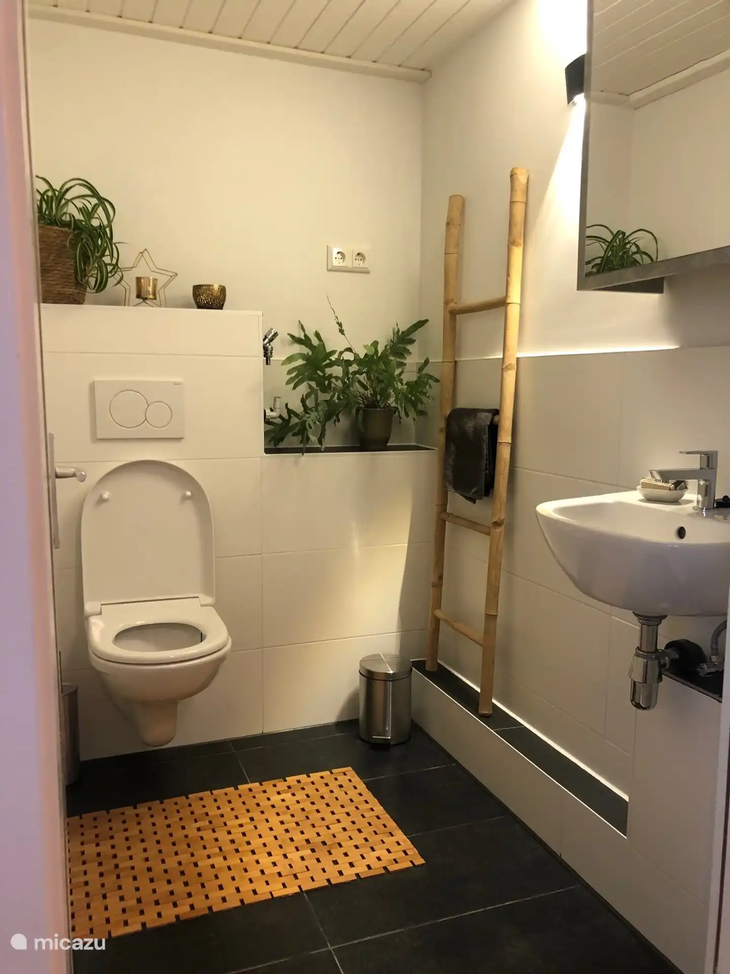 Neuer geräumiger Luxus-Toilettenraum im Erdgeschoss.