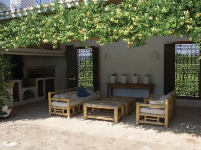 Las Golondrinas en España, Costa Blanca, Jávea - villa Acogedor salón con barbacoa