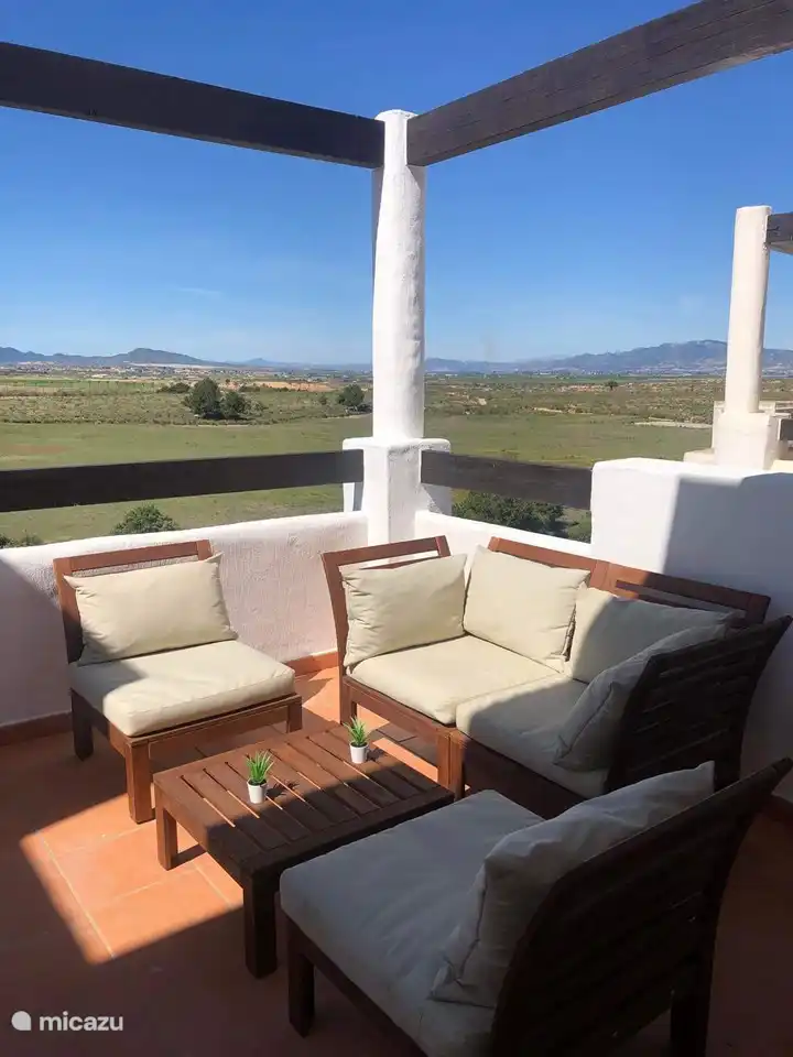 Budget, Espagne, Costa Cálida, Alhama de Murcia, appartement Penthouse 335 vue spectaculaire