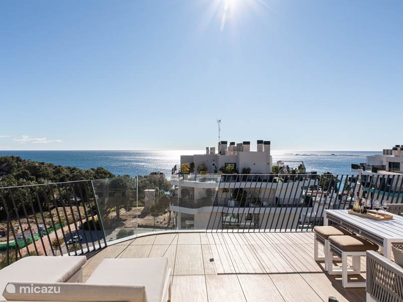 Ferienwohnung Spanien, Costa Blanca, Villajoyosa Appartement Penthouse-Atico-Bucht