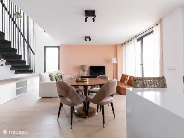 appartement huren in Spanje, Costa Blanca, Villajoyosa – Penthouse Atico Bay woonkamer