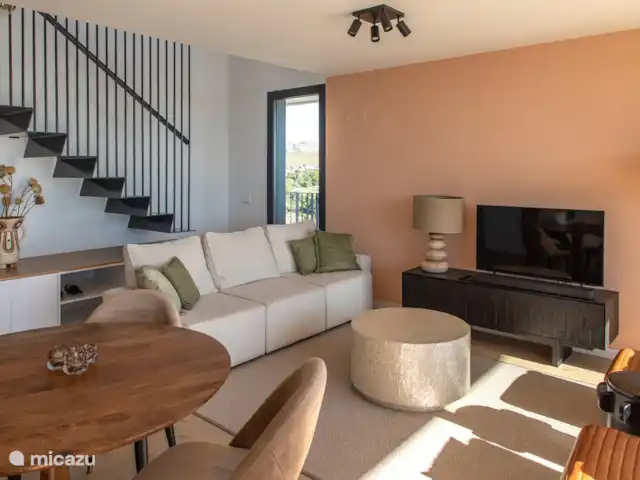 appartement huren in Spanje, Costa Blanca, Villajoyosa – Penthouse Atico Bay woonkamer