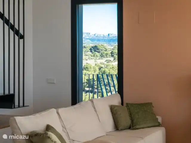appartement huren in Spanje, Costa Blanca, Villajoyosa – Penthouse Atico Bay uitzicht zijkant appartement