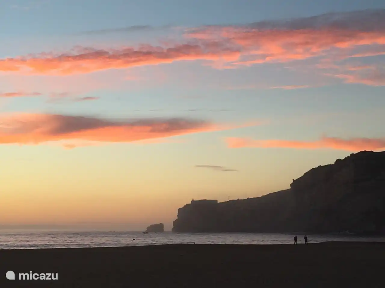 Sonnenuntergang in Nazaré