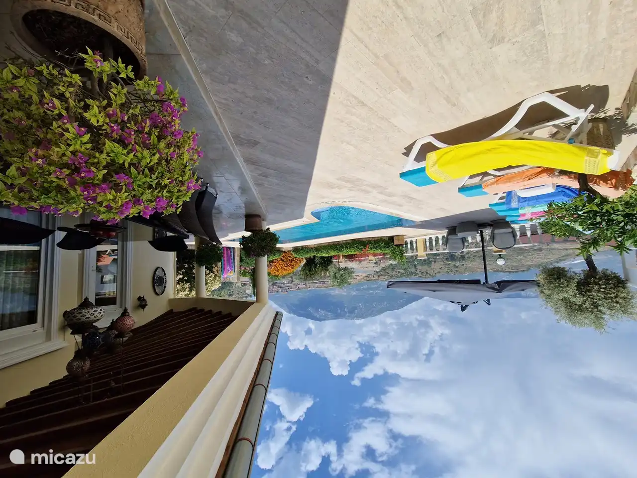 Blick von der linken Veranda