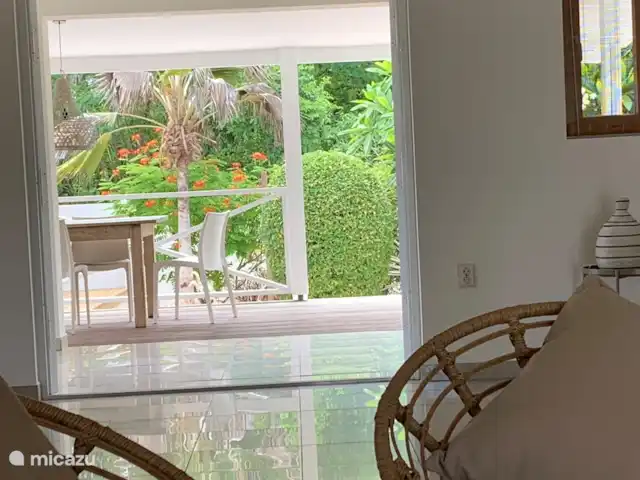 Location de Vacances Curaçao, Banda Ariba (est), Jan Thiel, villa - Villa de vacances Curaçao, Jan Thiel Porche arrière