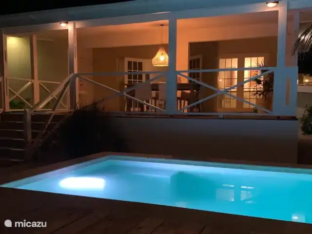 Location de Vacances Curaçao, Banda Ariba (est), Jan Thiel, villa - Villa de vacances Curaçao, Jan Thiel Villa de nuit
