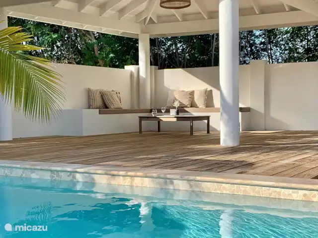 Location de Vacances Curaçao, Banda Ariba (est), Jan Thiel, villa - Villa de vacances Curaçao, Jan Thiel canapé lounge