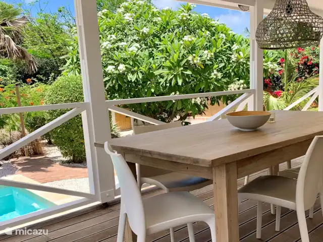 Location de Vacances Curaçao, Banda Ariba (est), Jan Thiel, villa - Villa de vacances Curaçao, Jan Thiel Porche arrière