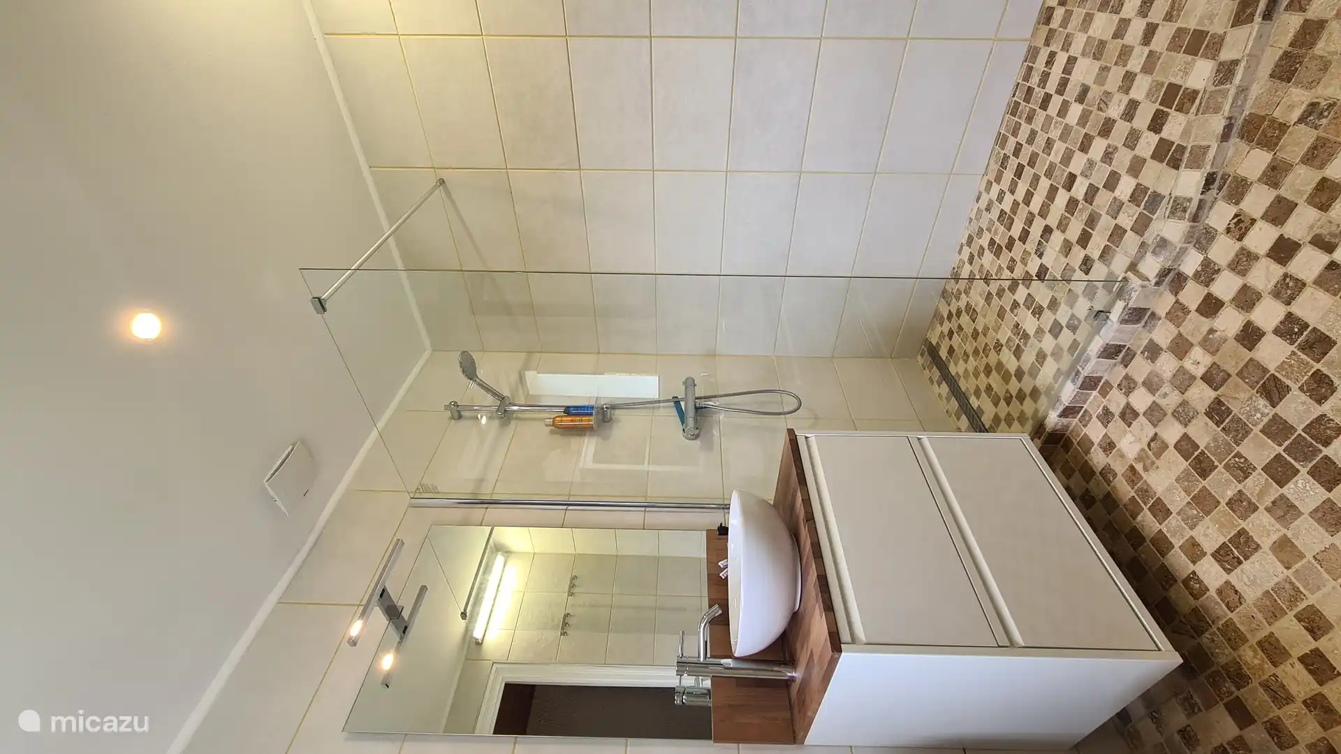 Bathroom with walk-in shower