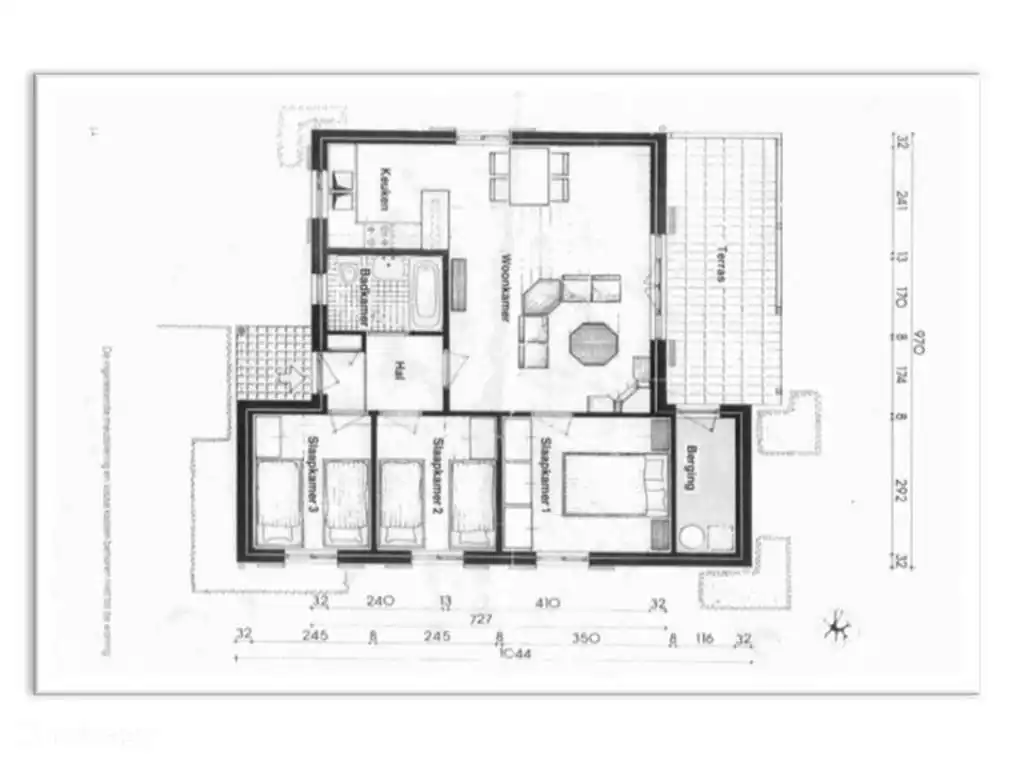 Floor plan of the house