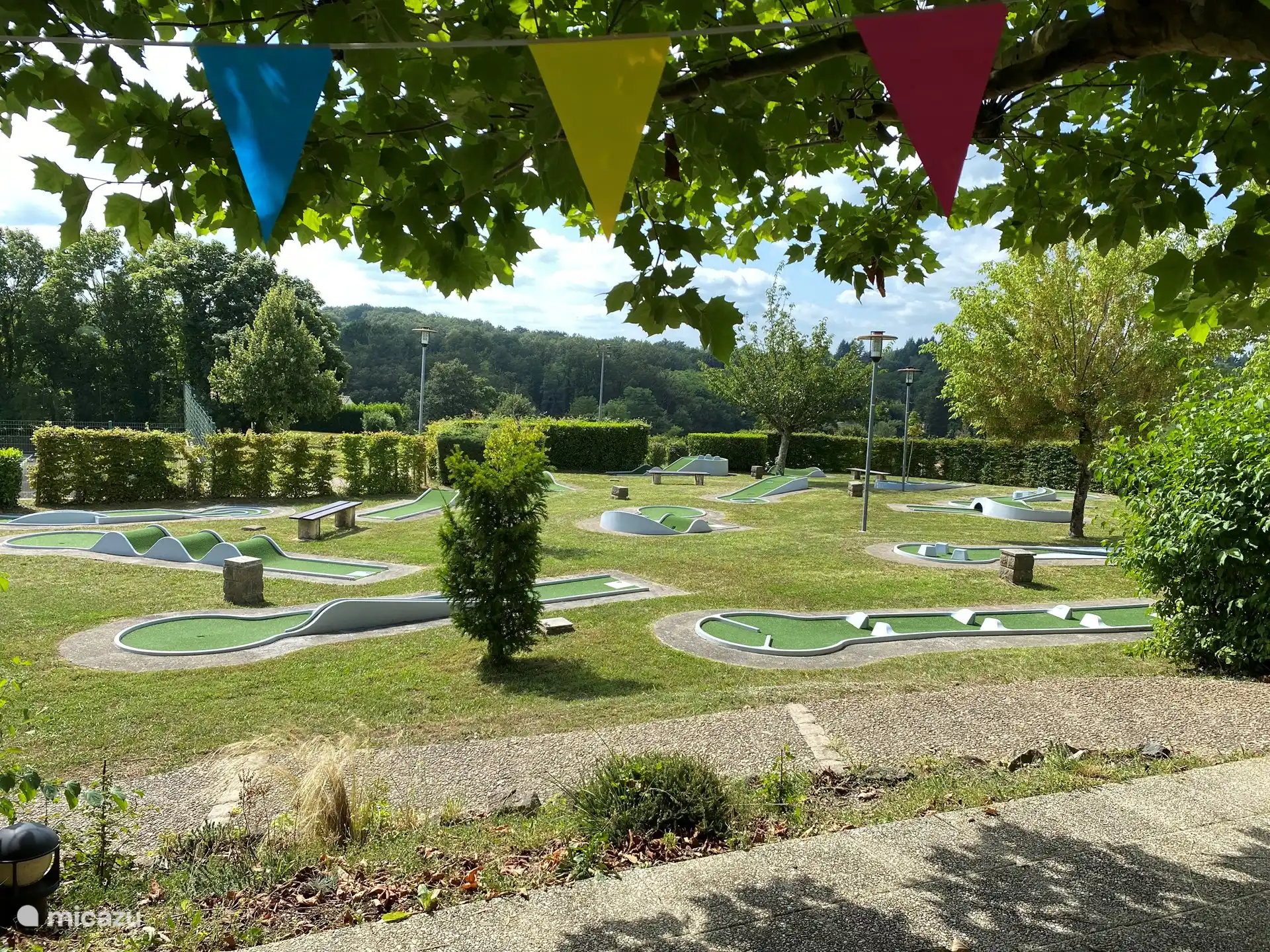 Mini-golf at the park