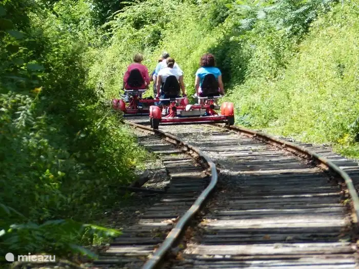 Velorail, a fun activity to discover the area in a special way