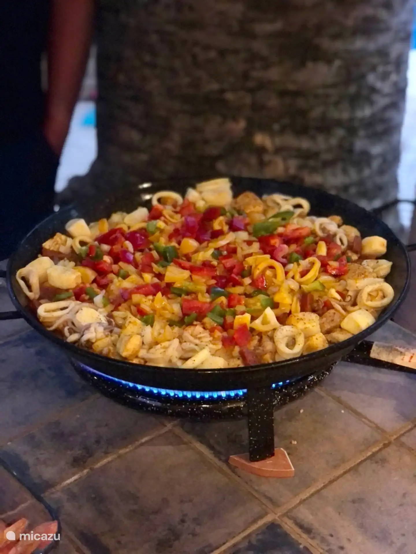 Zelf paella maken? Gasvuur en paellapan beschikbaar!