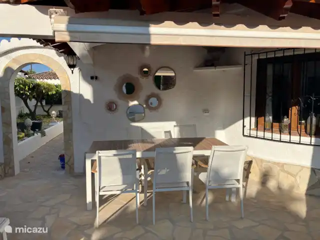 Casa La Sigala con vista al mar en España, Costa Blanca, Calpe - villa mesa extensible para 6-10p con ventilador en la cumbrera