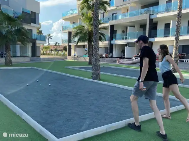 Playa Casa Marani en España, Costa Blanca, Guardamar del Segura - apartamento petanca