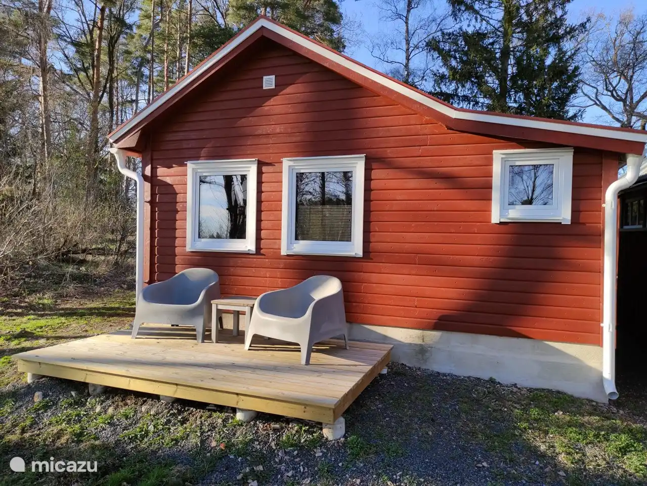 Stuga Trehörnasjön, Sauna und Tretboot in Schweden, Småland, Tingsryd - Tiny House