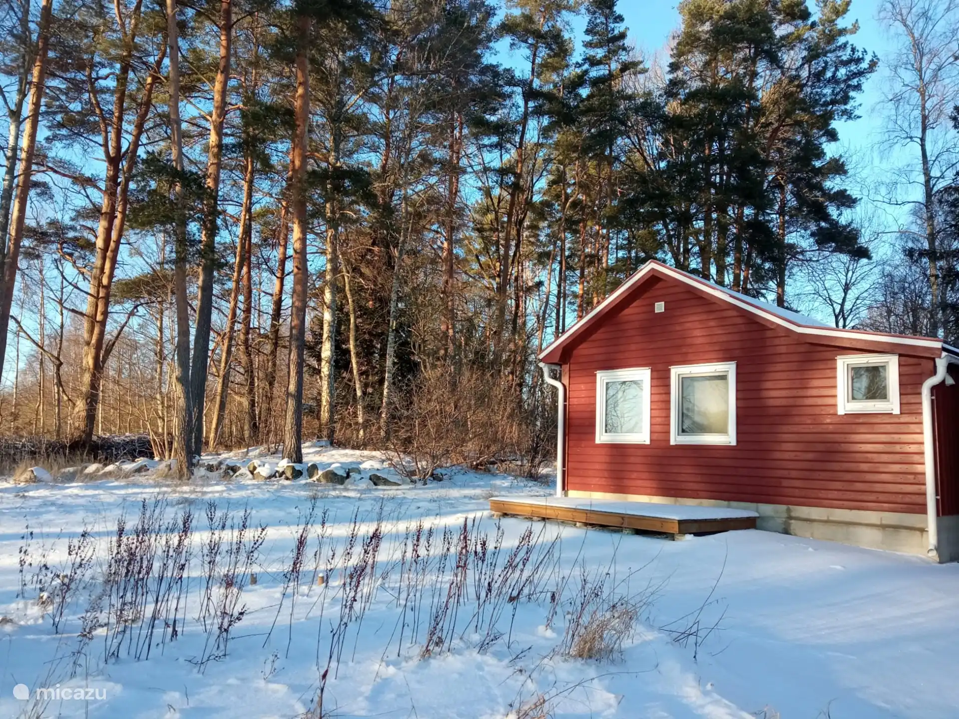 Stuga Trehörnasjön, Sauna und Tretboot in Schweden, Småland, Tingsryd - Tiny House