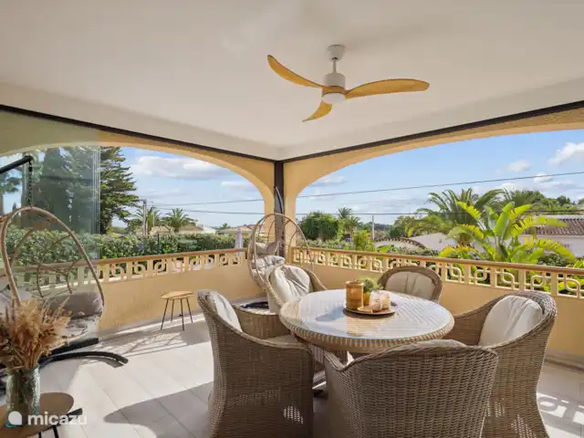 Villa Maîtres | Espagne, Costa Blanca, Alfáz del Pi - villa Terrasse couverte avec vue mer