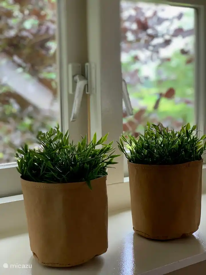 Blick auf das Schlafzimmer