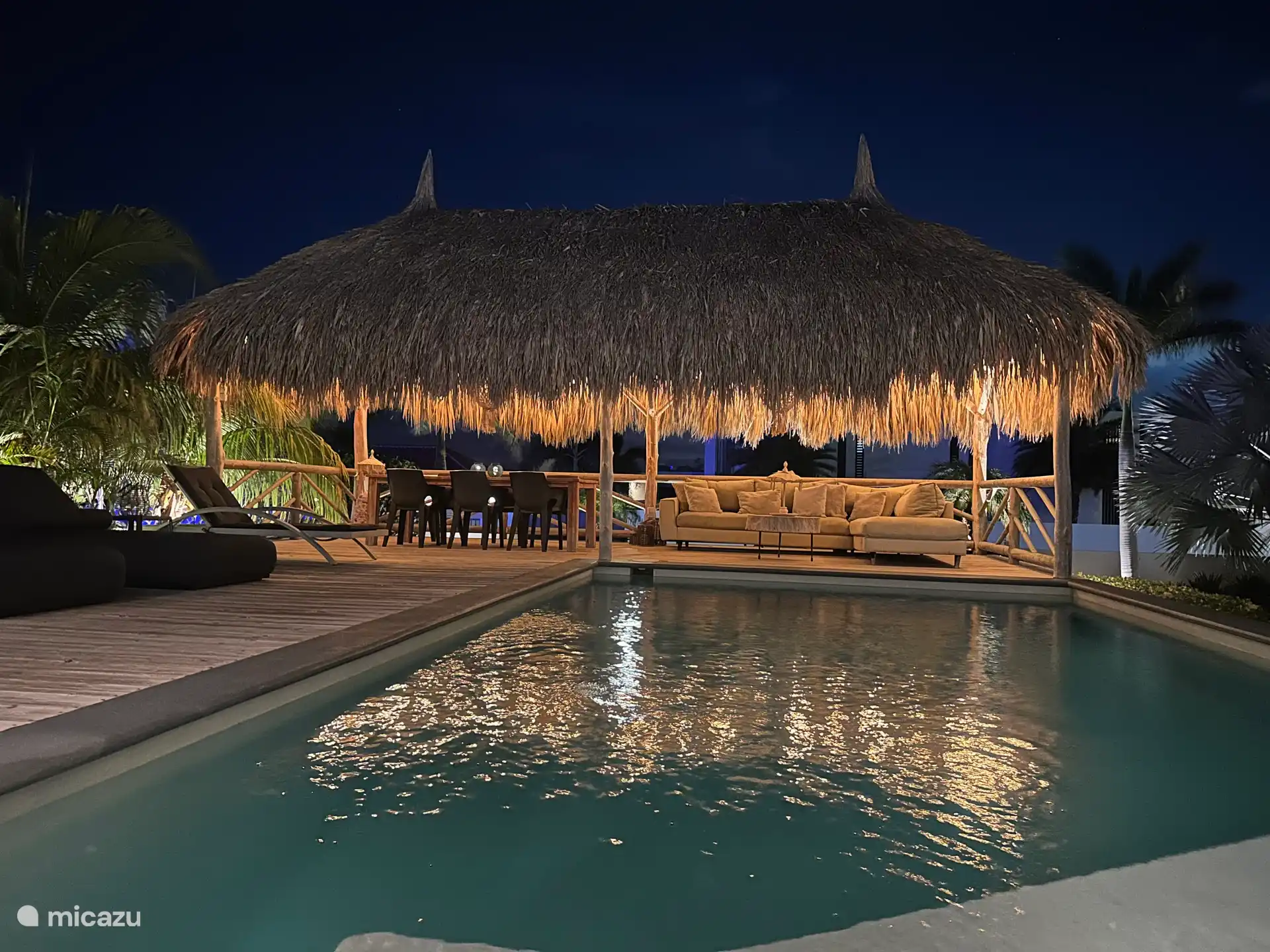 Atmospheric palapa for wonderful evenings