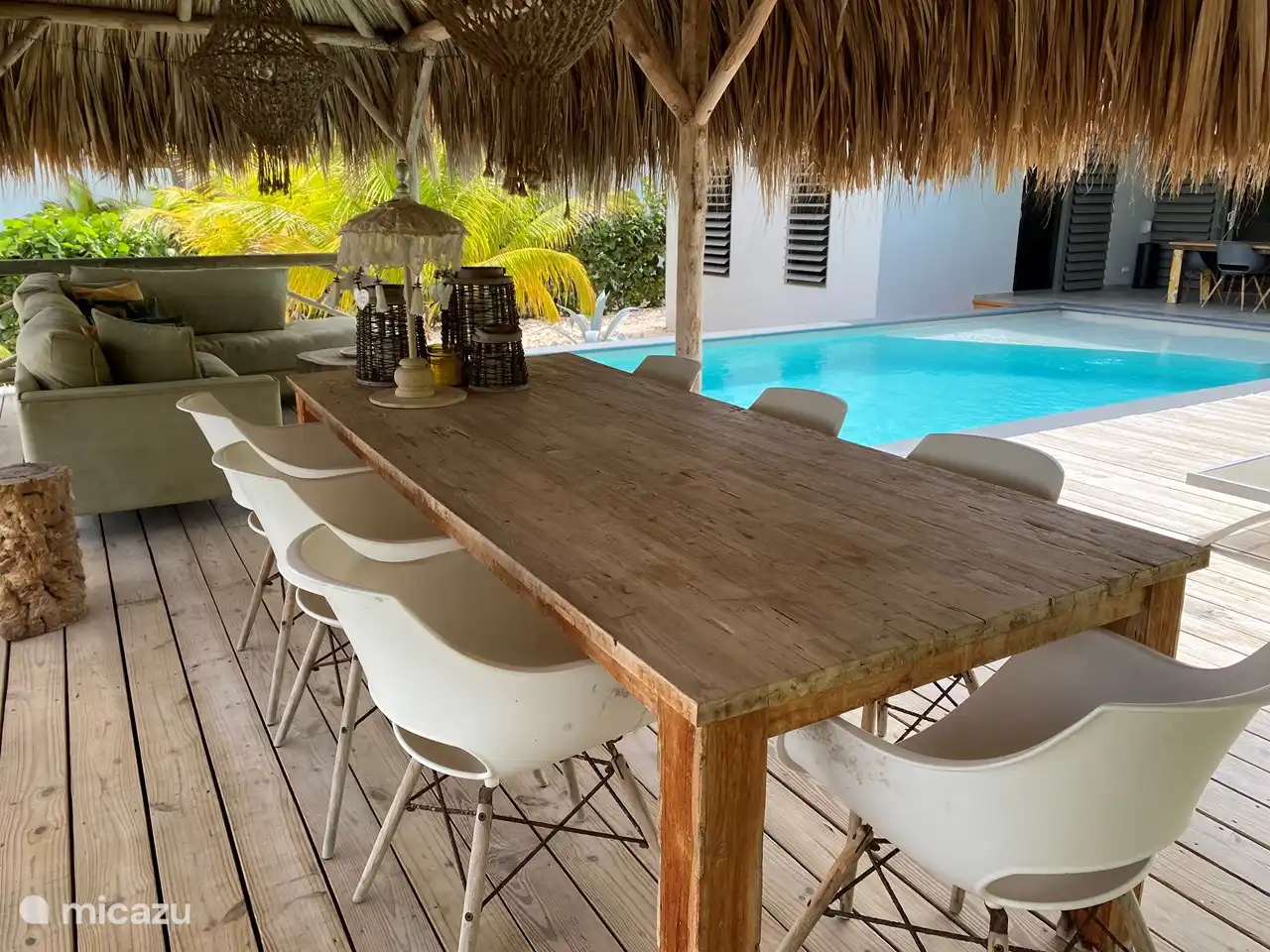 Palapa atmosphérique où vous pourrez vous installer confortablement le soir