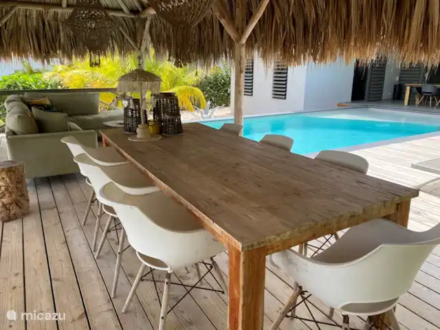 Villa Contigo | Curaçao, Banda Ariba (est), Jan Thiel - villa Palapa atmosphérique où vous pourrez vous installer confortablement le soir