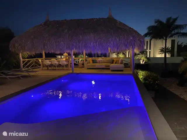 Villa Contigo | Curaçao, Banda Ariba (est), Jan Thiel - villa Villa Contigo de nuit