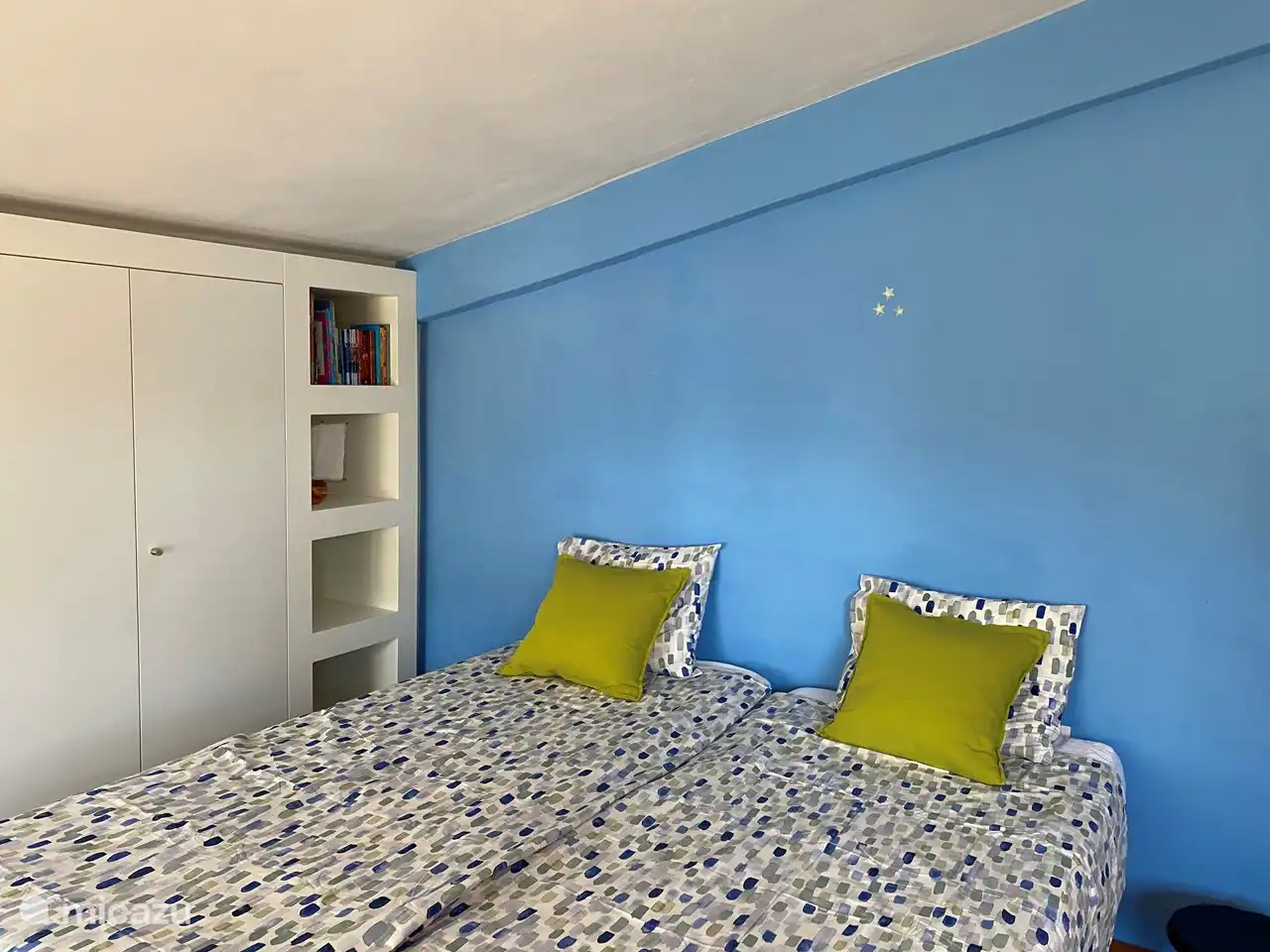 Schlafzimmer 3. Jumeaux-Lits, die Betten können auch in 2 Einzelbetten auseinandergeschoben werden.