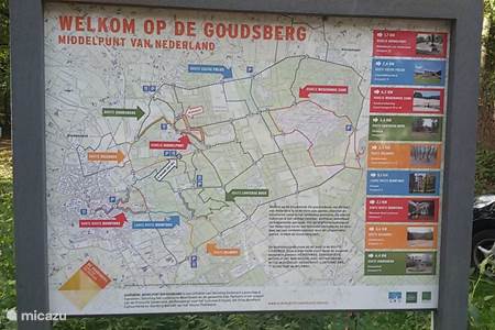 Hiking trails in the Goudsberg