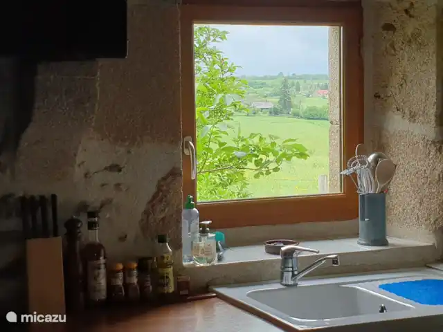 La Bachasse, Rimorón en Francia, Indre, Crozon-sur-Vauvre - casa rural / cabaña cocina