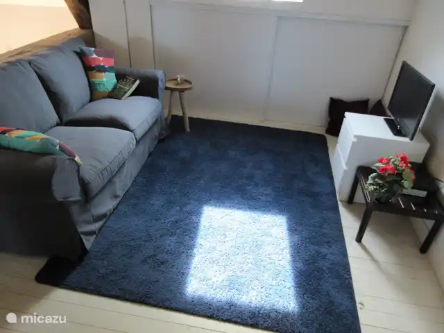 La Bachasse, Rimorón en Francia, Indre, Crozon-sur-Vauvre - casa rural / cabaña Entresuelo de la sala de estar