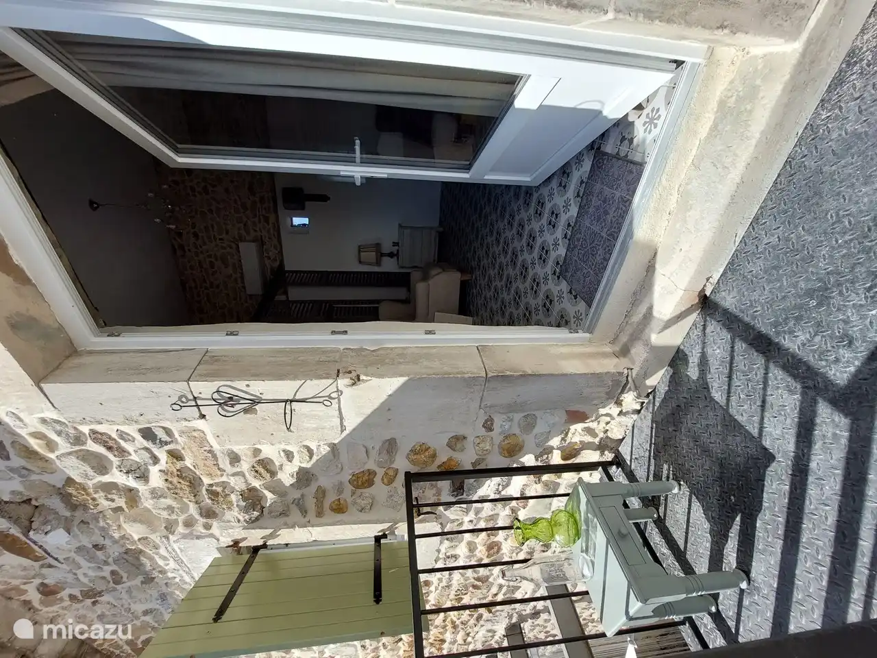 Eingang gîte Lavande