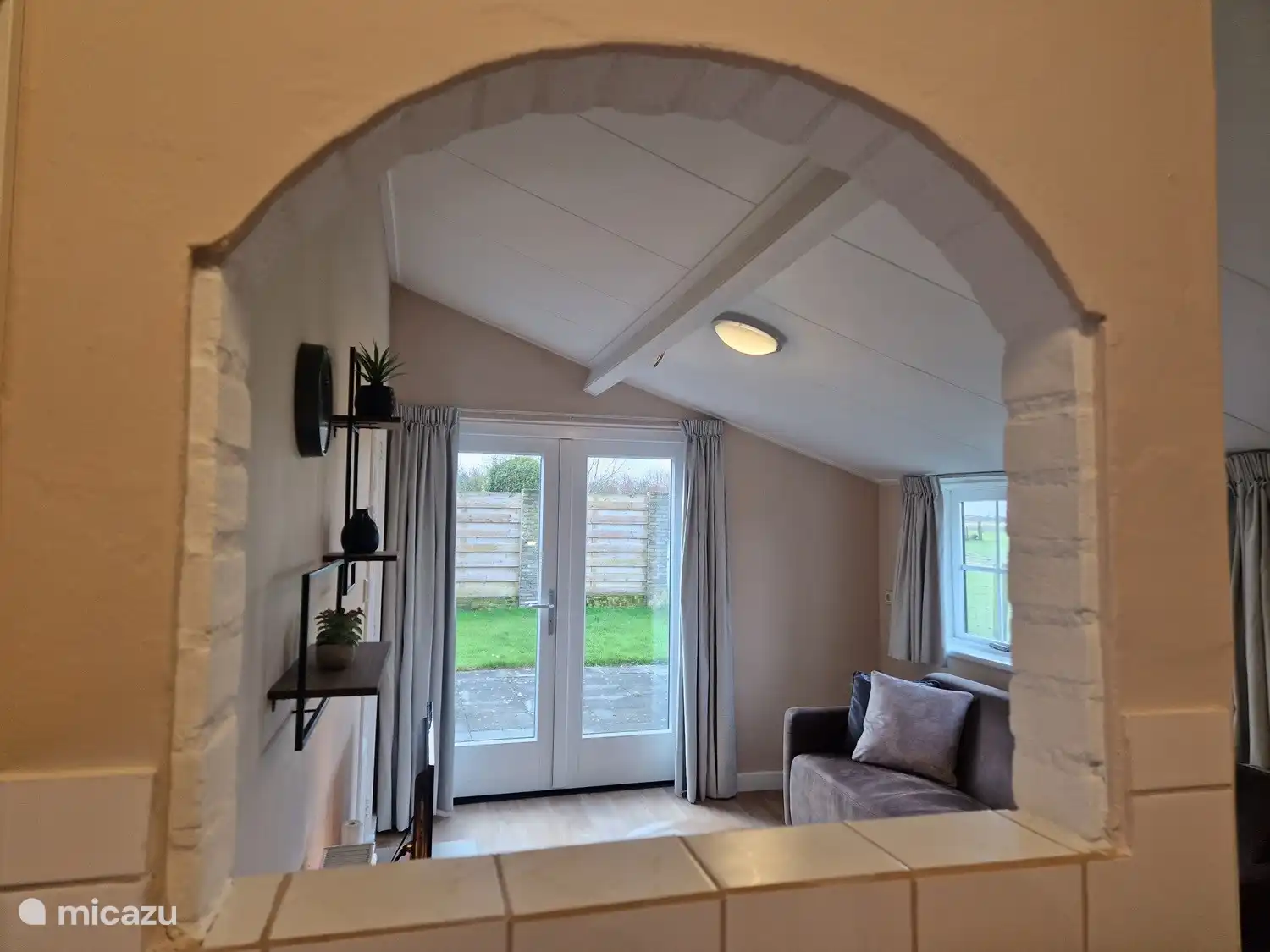 Blick auf die Terrasse