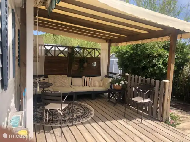 Location de Vacances France, Côte d'Azur, Ramatuelle, mobil-home - Mobil Home au KonTiki Pampelonne