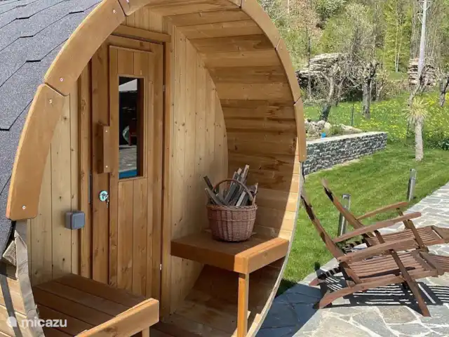 Casa Borgna | Italie, Piémont, Pamparato - maison de vacances Vous pouvez profiter de vous quatre dans le sauna.
