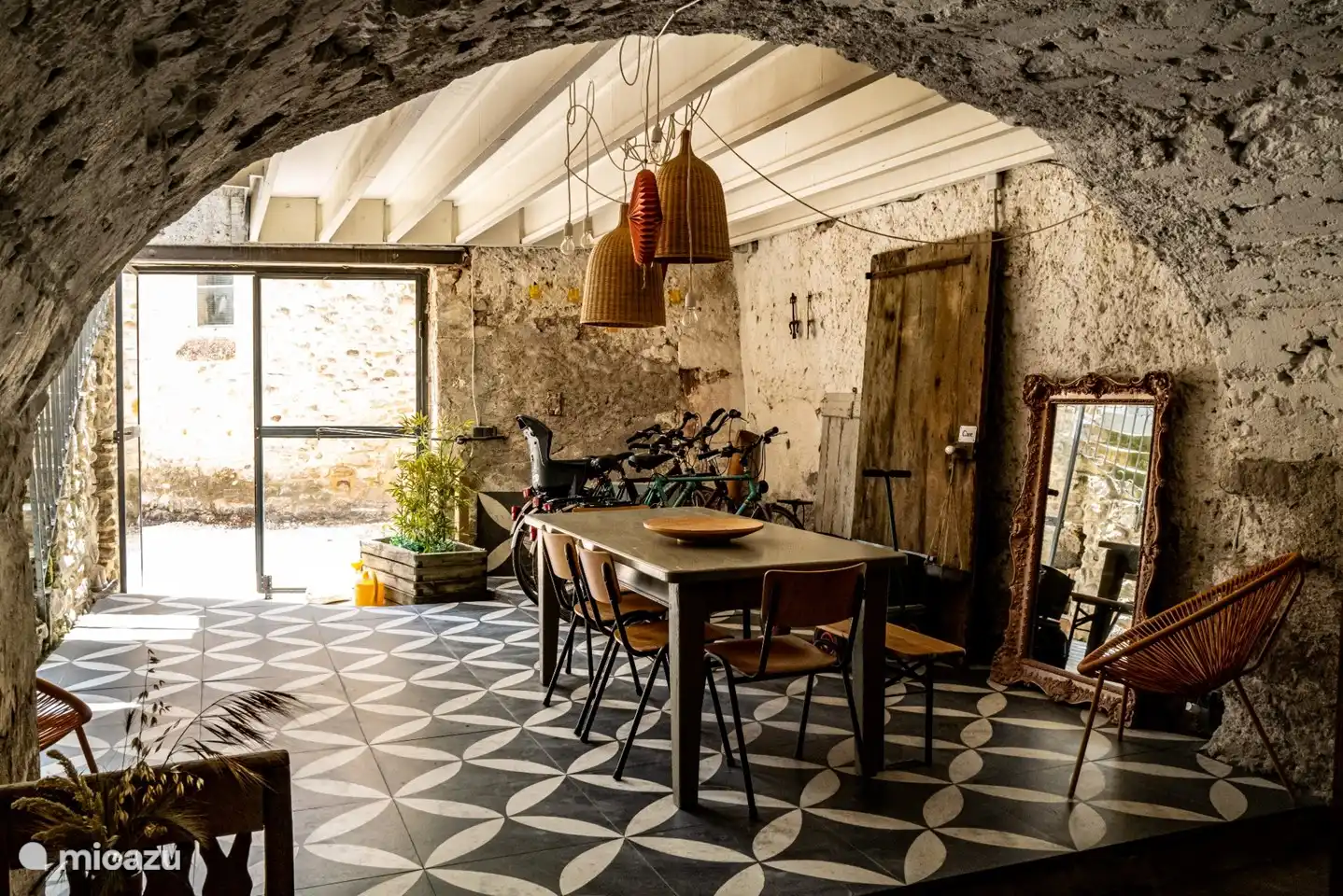 Zentraler Saal (Coeur) neben der Gîte Olive