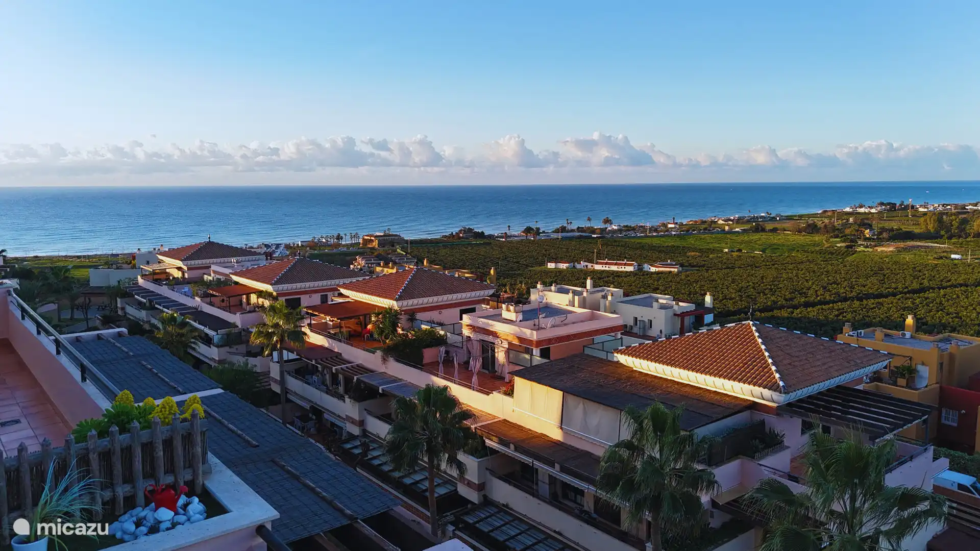 Blick von oben Terrasse