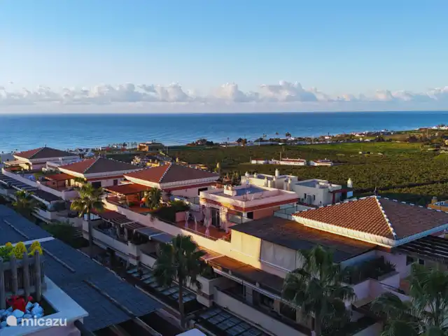 Costa Brisas en España, Andalucía, Almayate - apartamento Vista desde la terraza superior