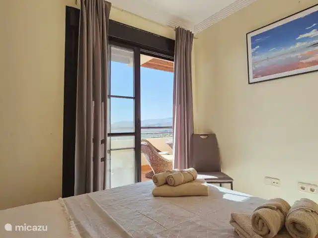 Costa Brisas huren in Spanje, Andalusië, Almayate - appartement Slaapkamer met toegang tot 1e terras