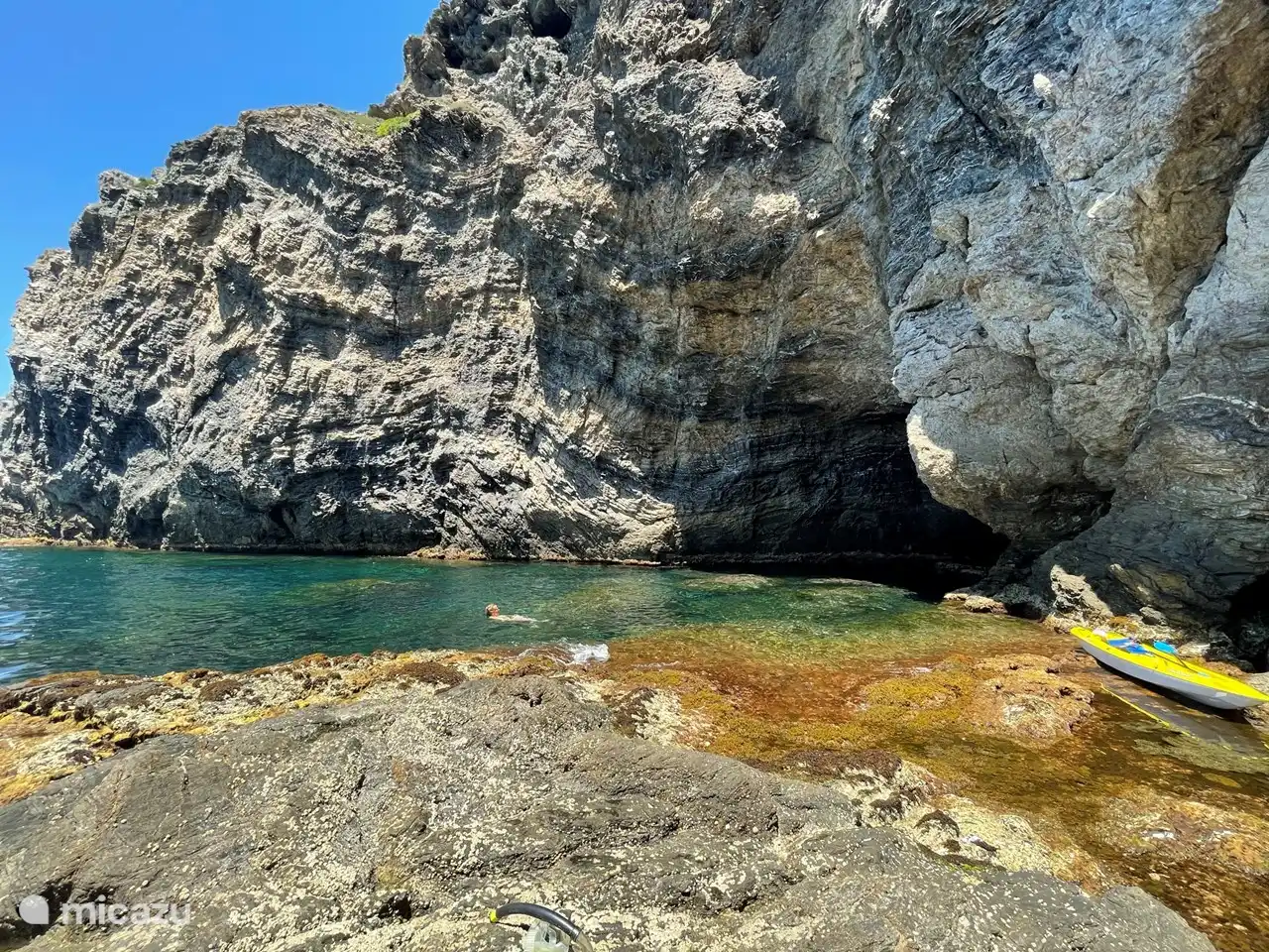 Kanufahren um die Insel