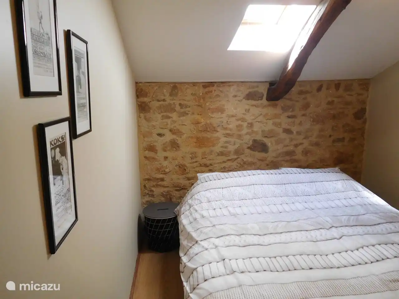 Schlafzimmer 2 mit einem Auping-Doppelbett