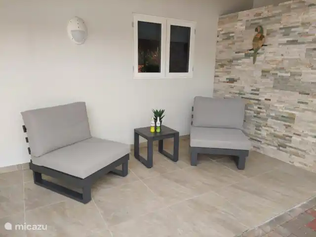 Villa Shimaruku | Curaçao, Banda Abou (ouest), Fontein - villa Vous pouvez également profiter du vent devant la maison.