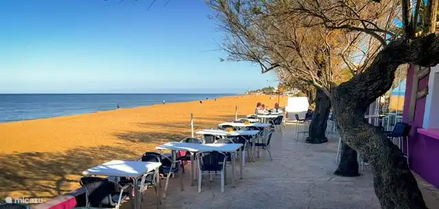 Entspannen Sie sich und essen Sie an unserem Strand in Tuna